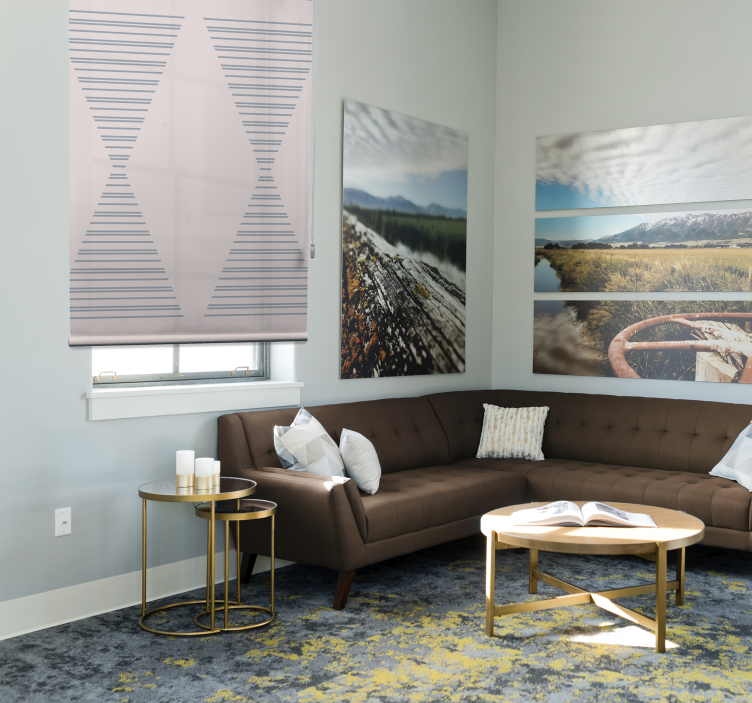 Store enrouleur moderne motif rayé élégant - TenStickers