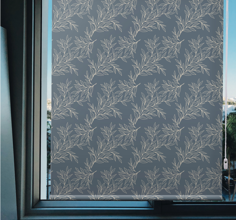 Store enrouleur motif brindilles de saule - TenStickers