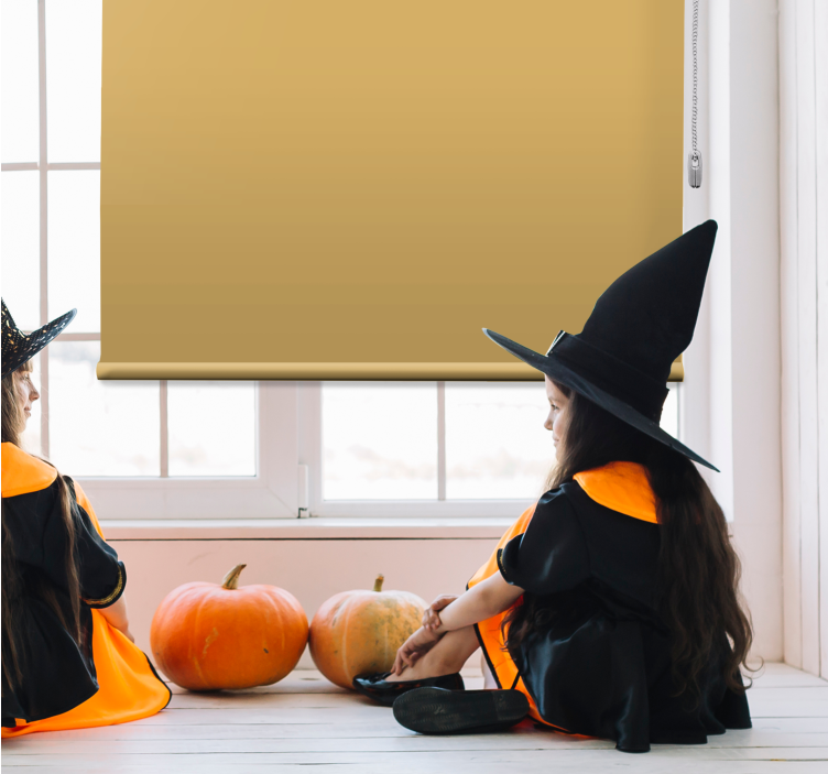 Store enrouleur opaque couleur beige doré - TenStickers