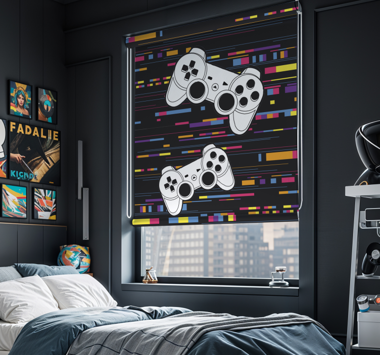 Stores monstres Console à distance multicolore - TenStickers