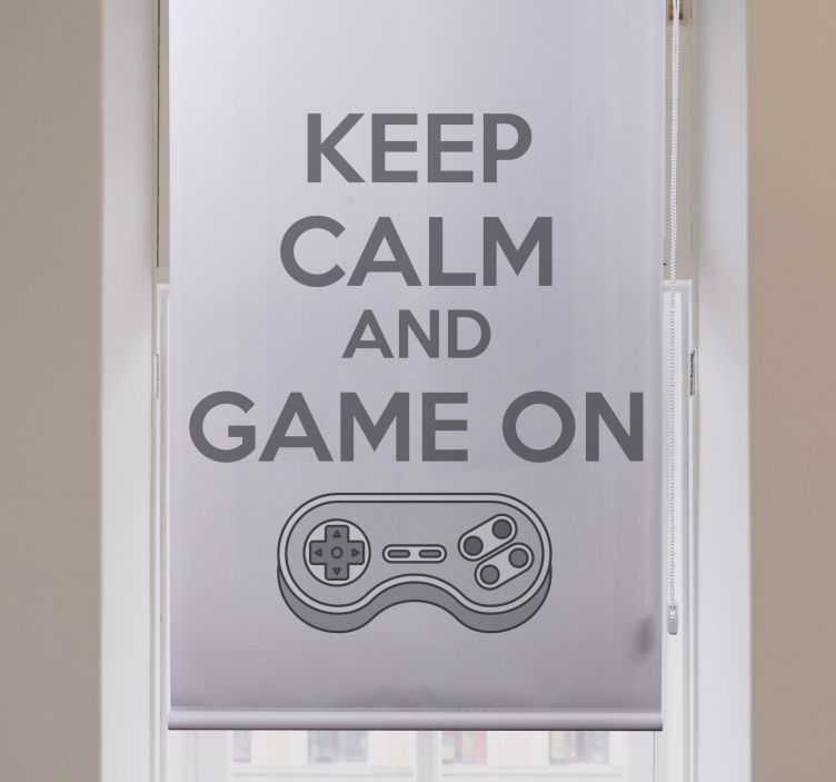 Store Keep calm and game on - TenStickers