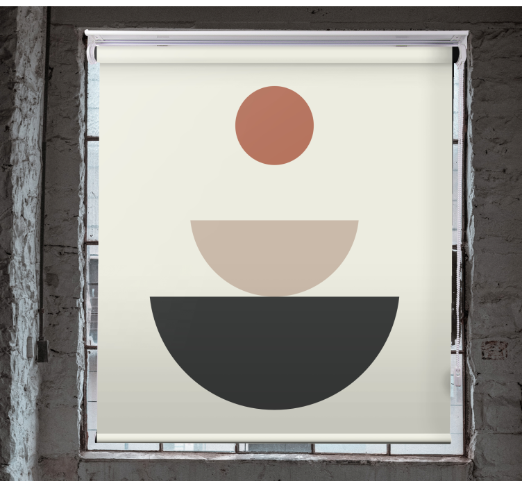 Store fontaine abstraite art géométrique - TenStickers