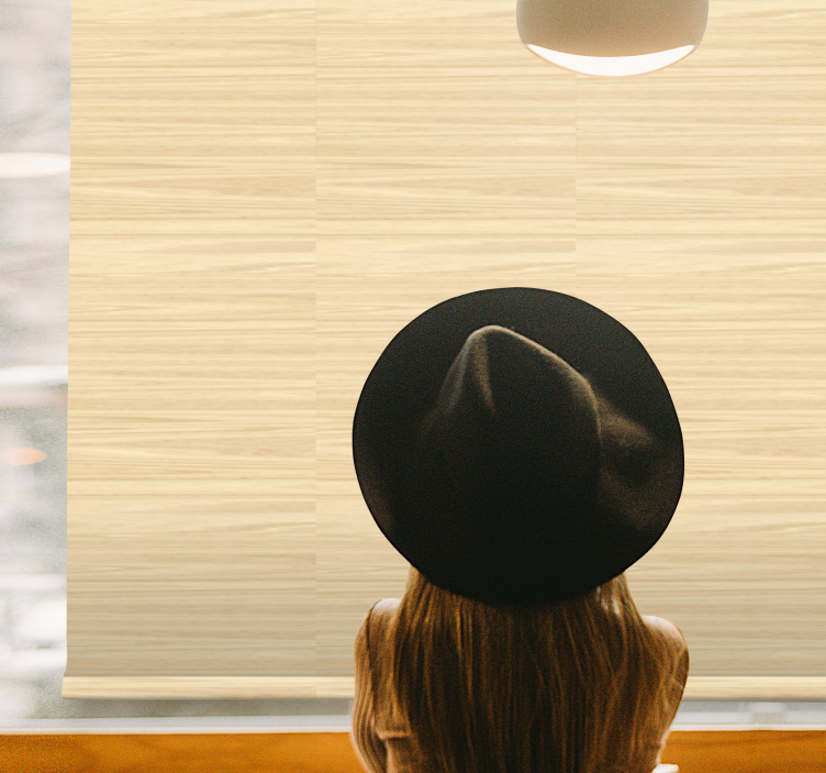 Stores salon Effet bois design "japandi" - TenStickers