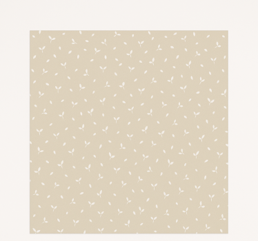 Store enrouleur chambre enfant motif de feuilles beiges - TenStickers
