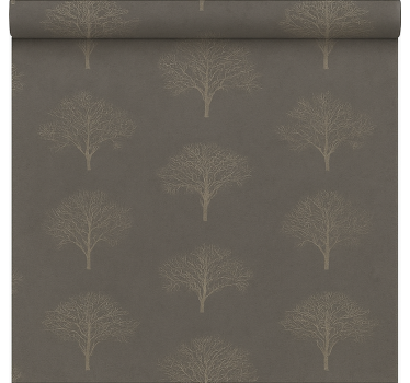 Store enrouleur salle à manger arbres de la forêt noire beige - TenStickers
