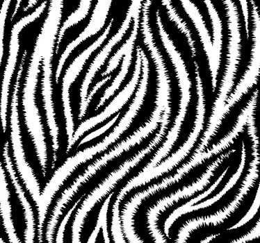 Store enrouleur salle à manger zèbre noir et blanc classique - TenStickers