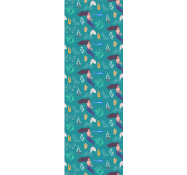 Store enrouleur chambre enfant sirène sous-marine - TenStickers