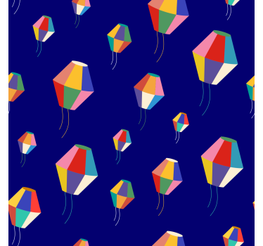 Store enrouleur chambre enfant ballons à air chaud - TenStickers