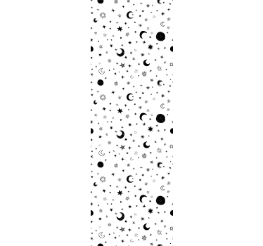 Store enrouleur chambre enfant espace avec étoiles - TenStickers