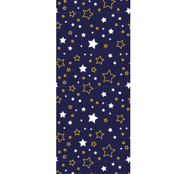 Store enrouleur chambre enfant ciel nocturne étoiles - TenStickers