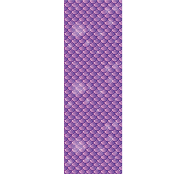 Store enrouleur chambre enfant écailles de sirène violettes - TenStickers