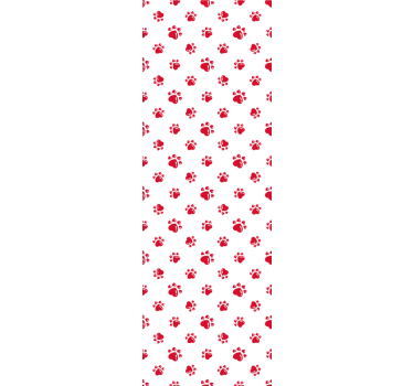 Store enrouleur chambre enfant design pattes de chat et cœur - TenStickers