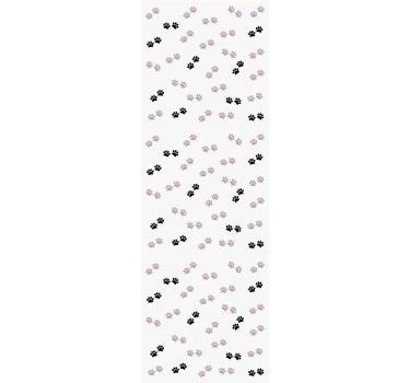 Store enrouleur chambre enfant empreintes de pattes de chat - TenStickers