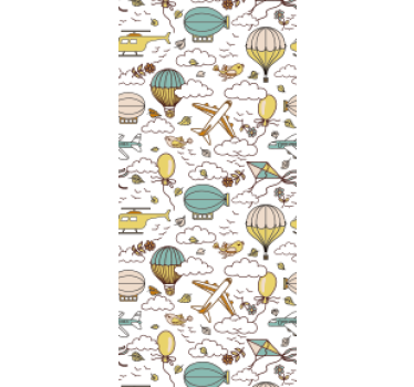 Store enrouleur chambre enfant assortiment de véhicules - TenStickers