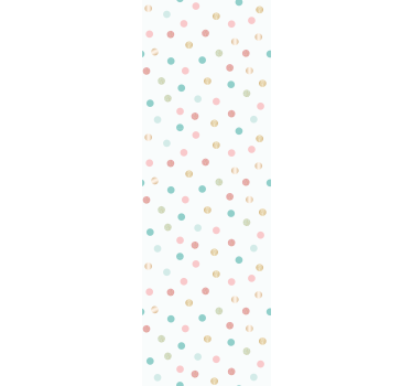 Store enrouleur chambre enfant motif pois pailleté - TenStickers