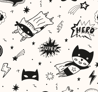 Store enrouleur chambre enfant motifs de super-héros - TenStickers