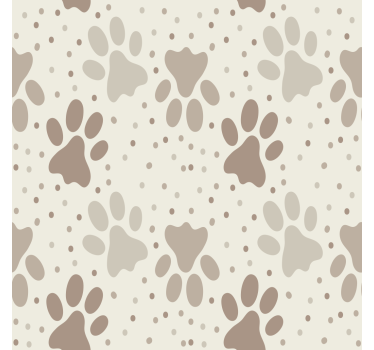 Store enrouleur chambre enfant empreinte de chien - TenStickers