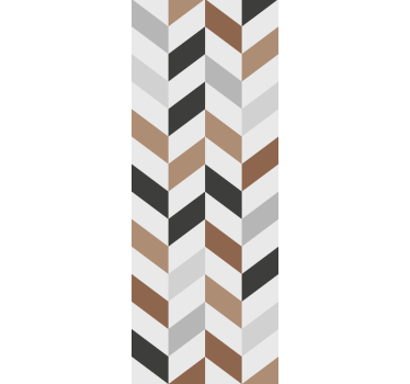 Store enrouleur chambre ado motif chevron abstrait - TenStickers