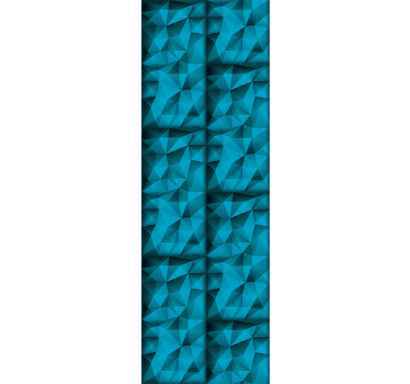 Store enrouleur chambre ado motifs 3d profondeurs bleues - TenStickers