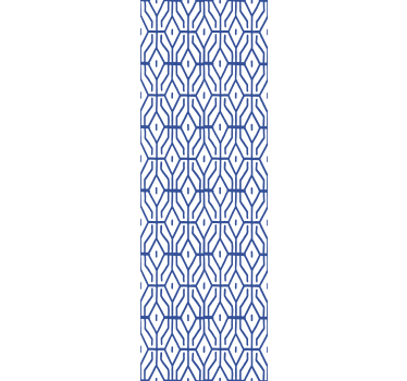 Store enrouleur chambre ado motif linéaire bleu - TenStickers