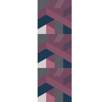 Store enrouleur chambre ado formes géométriques éclectiques - TenStickers