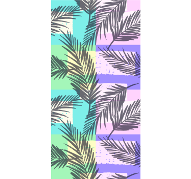 Store enrouleur chambre ado motif tropical palmiers - TenStickers