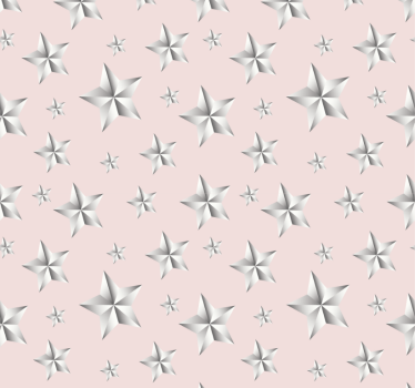 Store enrouleur chambre ado étoiles blanches fond rose - TenStickers