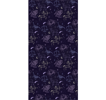 Store enrouleur chambre ado motif constellation - TenStickers