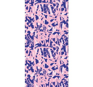 Store enrouleur chambre ado motif graffiti rose et violet - TenStickers