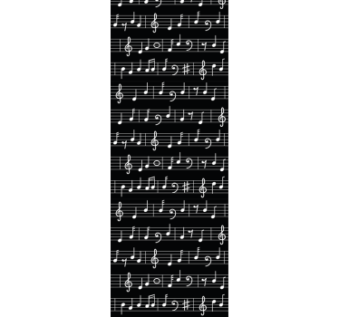 Store enrouleur chambre ado musical - TenStickers