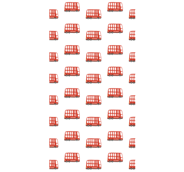 Store enrouleur chambre ado motif bus de londres - TenStickers