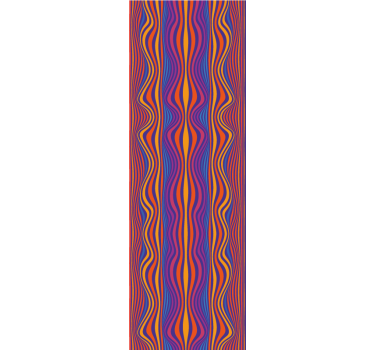 Store enrouleur chambre ado lignes psychédéliques - TenStickers