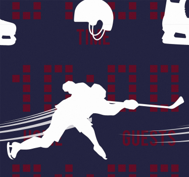 Store enrouleur chambre ado joueur de hockey - TenStickers