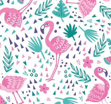 Store enrouleur chambre ado motif flamant rose - TenStickers