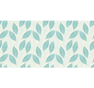 Store enrouleur salon motif artistique feuilles abstraites - TenStickers