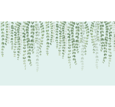 Store enrouleur salon plantes élégantes suspendues - TenStickers