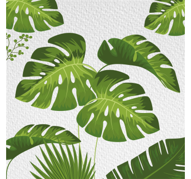 Store enrouleur salon feuille de monstera - TenStickers
