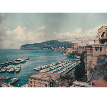 Store enrouleur salon paysage de sorrente italie - TenStickers