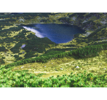 Store enrouleur salon tatras verts - TenStickers