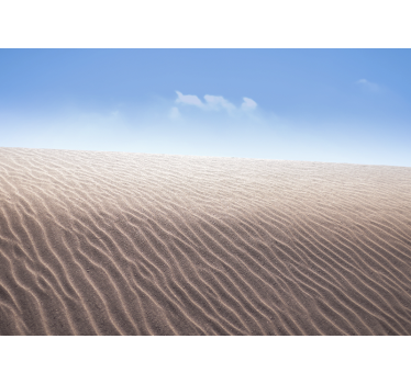 Store enrouleur salon motifs de lignes sur le sable - TenStickers