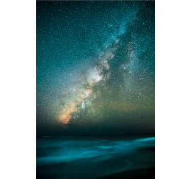 Store enrouleur salon ciel nocturne fascinant - TenStickers