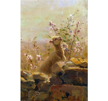 Store enrouleur salon tableau humoristique mouton - TenStickers