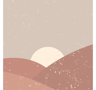 Store enrouleur salon art mural lever du jour - TenStickers