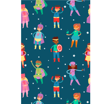 Store enrouleur enfants motifs super-héros - TenStickers
