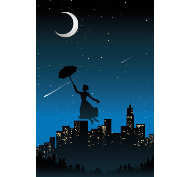 Store série et film Mary poppins volant - TenStickers