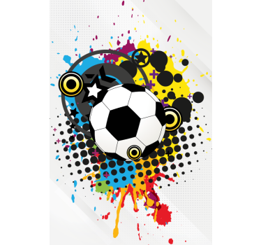 Store plus de sport Football artistique - TenStickers