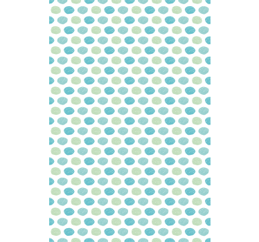 Store enrouleur chambre enfant points verts et bleus - TenStickers