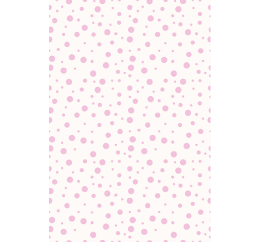 Store enrouleur chambre ado motifs à pois roses - TenStickers