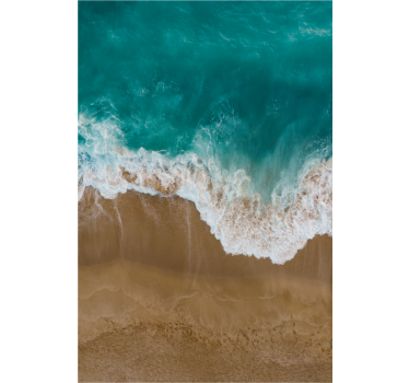 Stores couples Fonte des océans et du sable - TenStickers