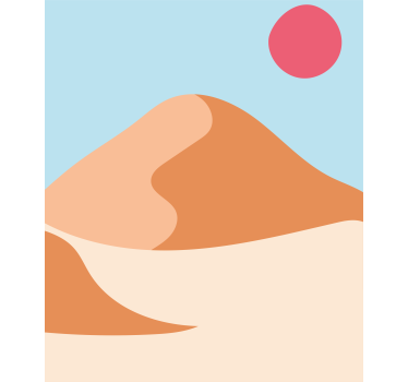 Store enrouleur original paysage désertique - TenStickers